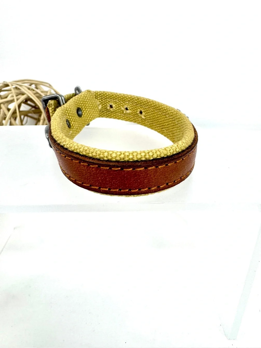 Fossil Men’s Everett Color Pop Leather Strap Bracelet